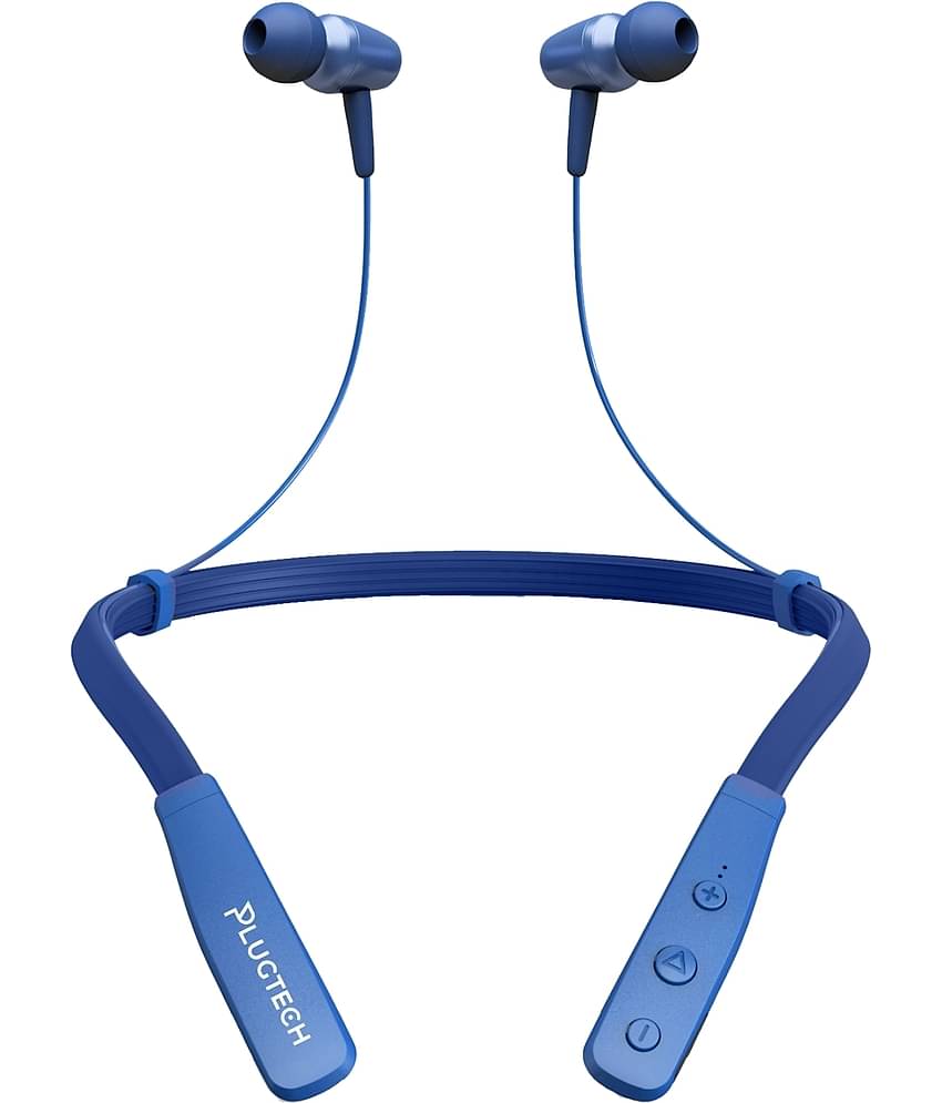 Premium Bluetooth Neckband Earphones - Plugtech Go Neck Pro with Metal Build, Hi-Fi Audio & Long Battery Life