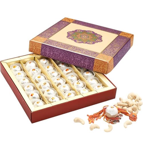 GHASITARAM'S  Kaju Bon Bon Mithai Box, 400 gm