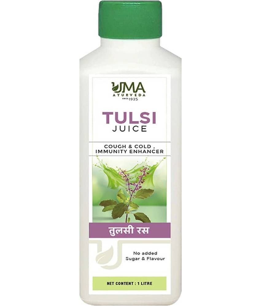 Uma Ayurveda Tulsi 1000 ml Useful in Cough Common Cold, Immunity