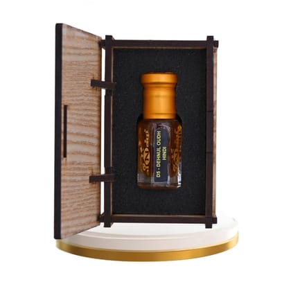 alnaqi fragrances Dehnul Oudh Hindi Attar | Perfume Oil by Alnaqi Fragrances | Alcohol-Free Concentrated Roll-On | Pure Smoky Oud & Woody Notes | Long-Lasting Luxury Unisex Scent