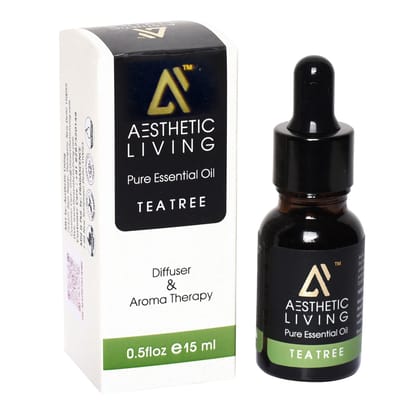 Aesthetic Living Pure Tea Tree Essential Oil, 15 ml