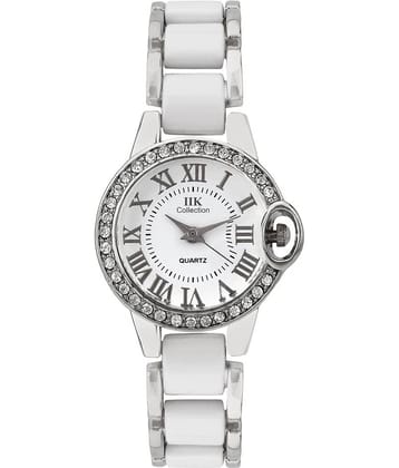 IIK Collection Silver Analog Watch
