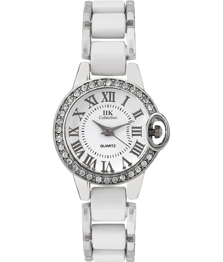 IIK Collection Silver Analog Watch