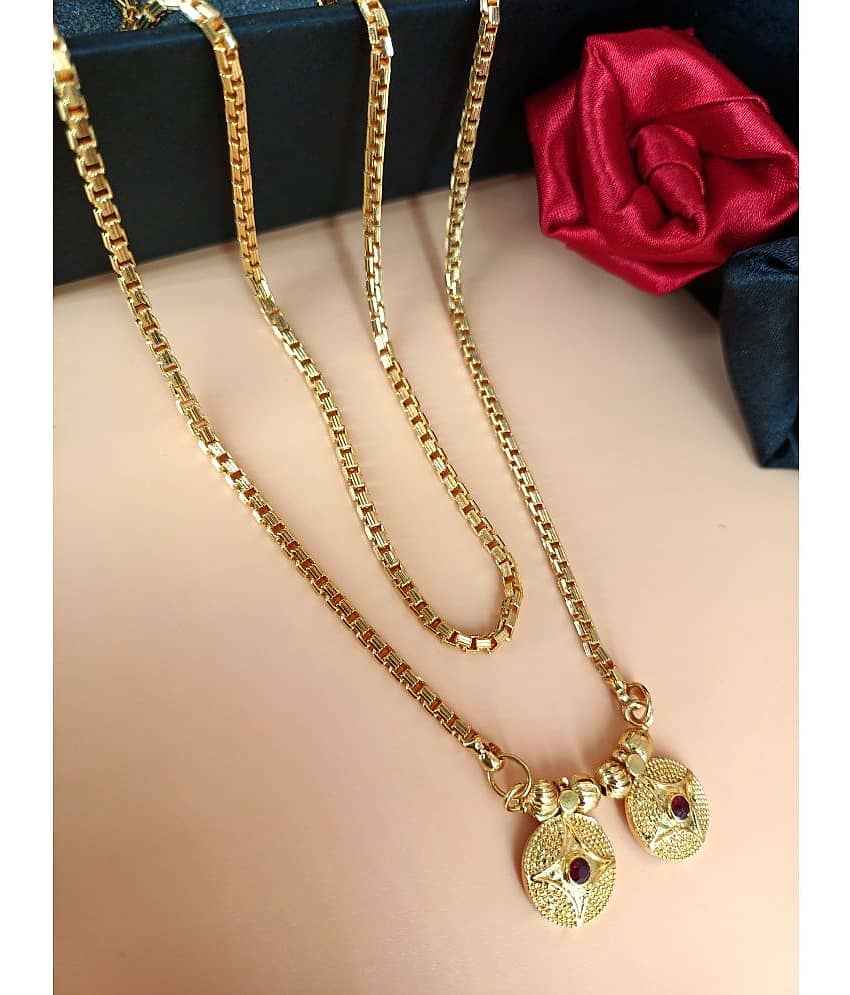 JIPPA Golden Mangalsutra ( Pack of 1 )