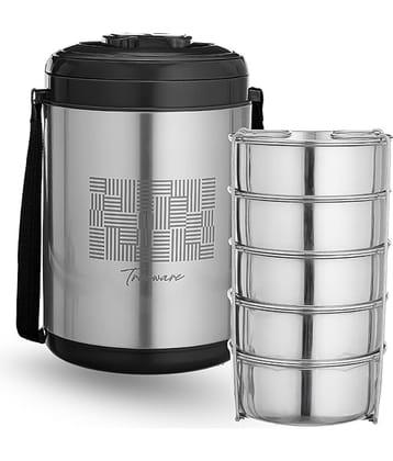 Trueware Legend 5 Stainless Steel Insulated Lunch Box 5 - Container ( Pack of 1 )