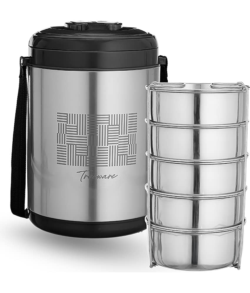 Trueware Legend 5 Stainless Steel Insulated Lunch Box 5 - Container ( Pack of 1 )