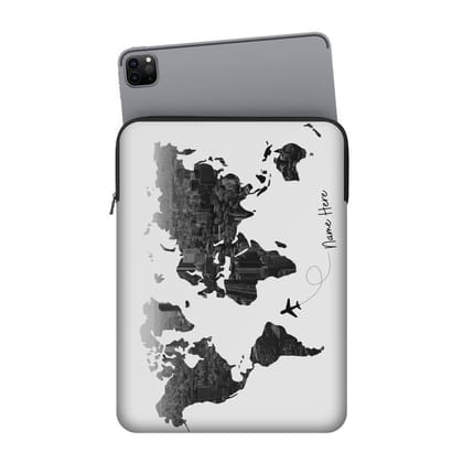 All Over The World Custom Name Ipad Sleeve All Over The World Custom Name Ipad Sleeve