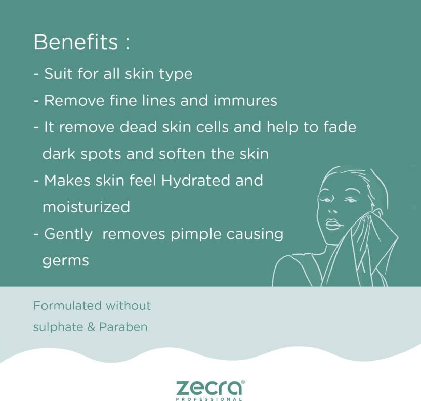 Zecra Acne Avert Foaming Unisex  with Morning Energy (3.38 oz) Face Wash  (100 ml)