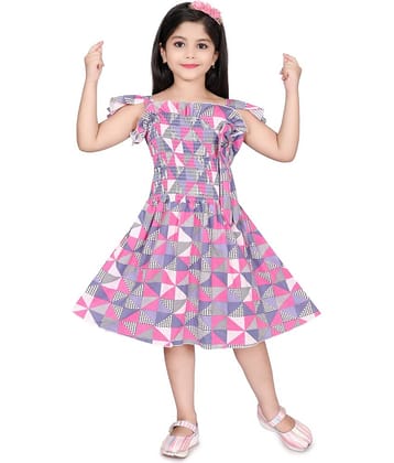 Eva And Ali Pack of 1 Baby Girls Cotton Blend Frock ( Multi )