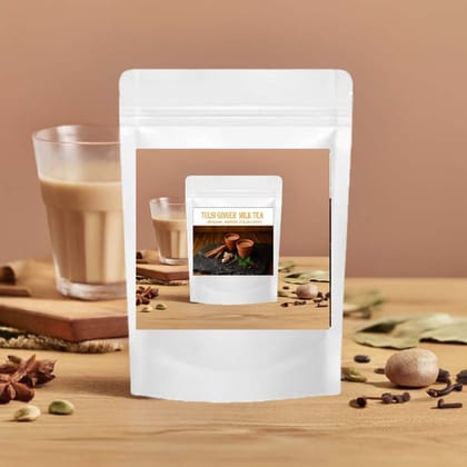 Tulsi Ginger Milk Tea Tulsi Ginger Milk Tea