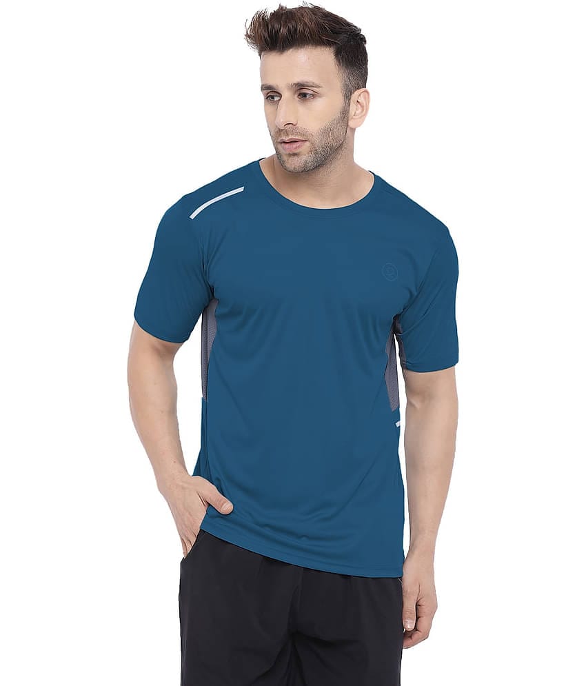 Chkokko - Black Polyester Regular Fit Men's Sports T-Shirt ( Pack of 1 )