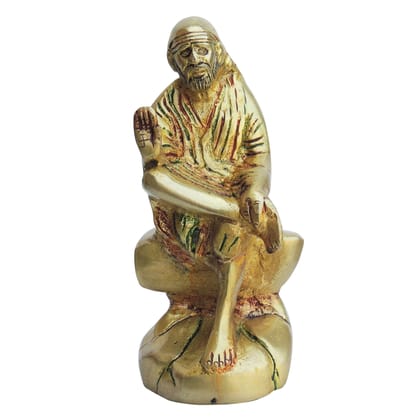 Brass Showpiece Sai Baba God Idol Statue (BSMAS1351 C)
