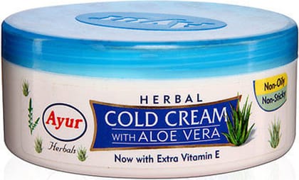 Ayur Herbal Cold Cream with Aloe Vera Extra Vitamin E (500 ml)