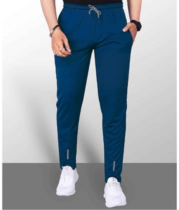 Gazal Fashions - Blue Polyester Men's Trackpants ( Pack of 1 )