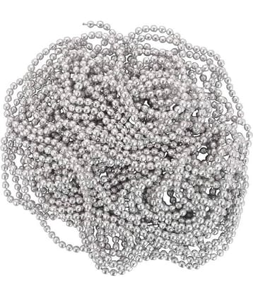 Vardhman Jewellery Making Ball/Stone Chain Wholesale Pack 25 MTS,Color Silver,Size 1.5 mm,Decorating & Craft Work.