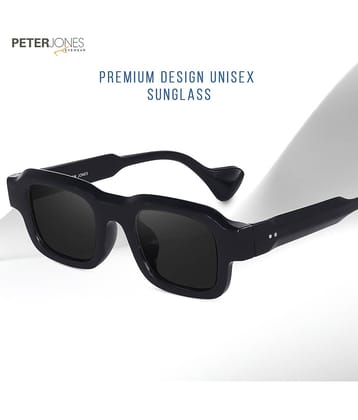 Peter Jones Black Square Sunglasses ( Pack of 1 )