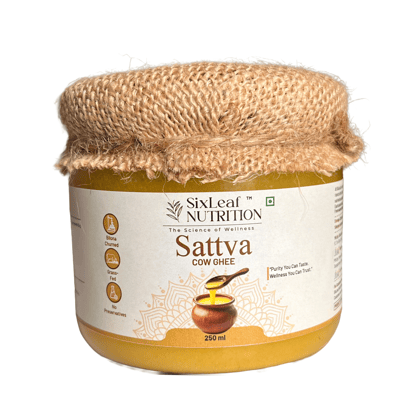 SixLeaf Sattva Cow Ghee 250ml