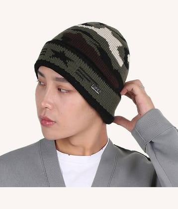 Edifier Woollen Winter Cap for Men & Women (Pack of 1)