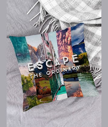 Houzzcode - Water Repellent Multi Polyester Pillow Covers 40x40x3 ( Pack of 1 )