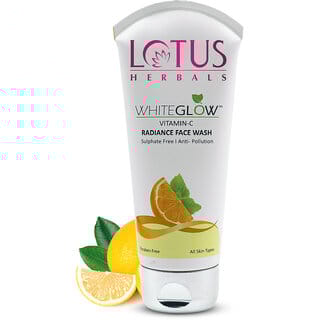 Lotus Herbals WhiteGlow Vitamin C Radiance Face Wash  For Dark Spots  Dull Skin  Anti- Pollution  100g