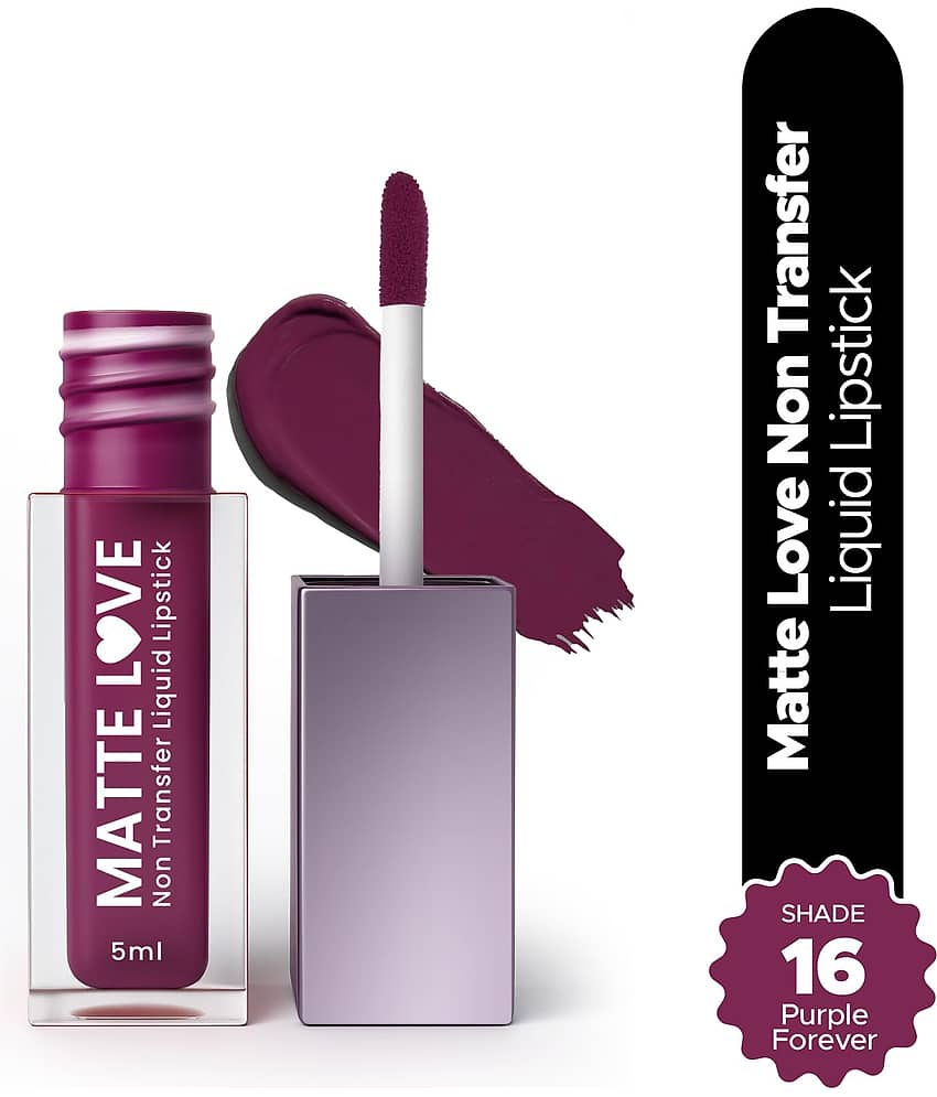 Hilary Rhoda Wine Matte Waterproof Liquid Lipstick ( Pack of 1 )