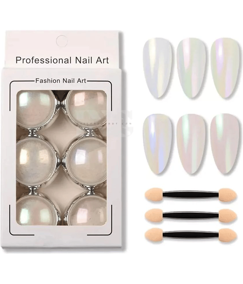 Cameleon 6 mermaid ,3 bud brush Glitter Nails 5 g