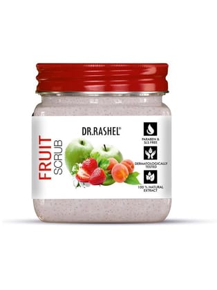 DR.RASHEL Fruit Scrub for Deep Exfoliation (380 ml) | Pack of 1