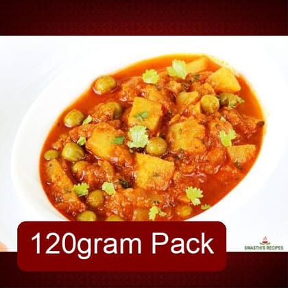 Magic Bowl Ready to Cook Aloo Mutter Masala (120g) | 3-Pouch Value Pack | Instant Indian Side Dish