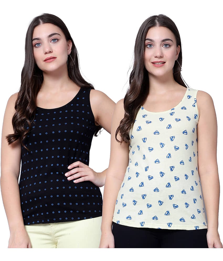Volex Women's Cotton Tank Top ( Multicolor 1 )