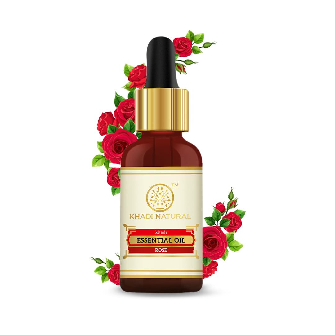 Khadi Natural Rose - Pure Essential Oil - 15ml Sale