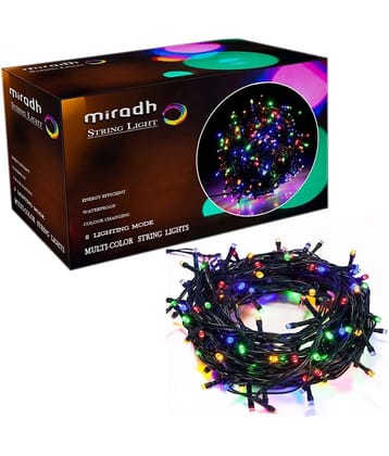 MIRADH - Black 16Mtr String Light (Pack of 1)