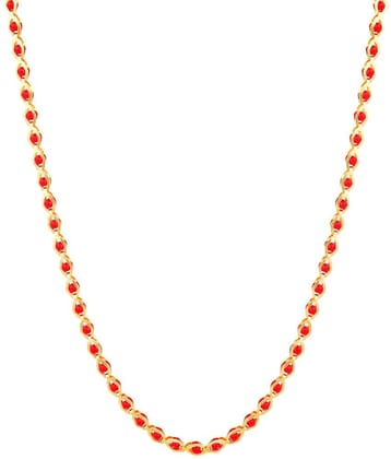 FASHION FRILL Gold Plated Chain ( Set of 1 )