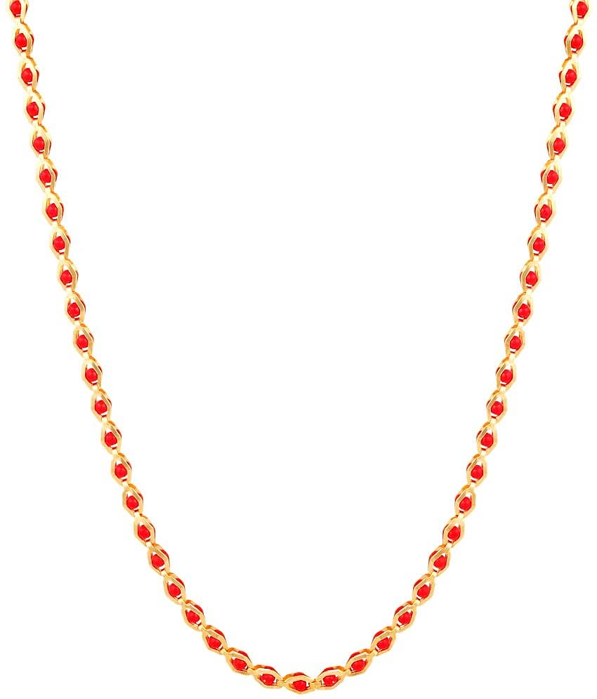 FASHION FRILL Gold Plated Chain ( Set of 1 )