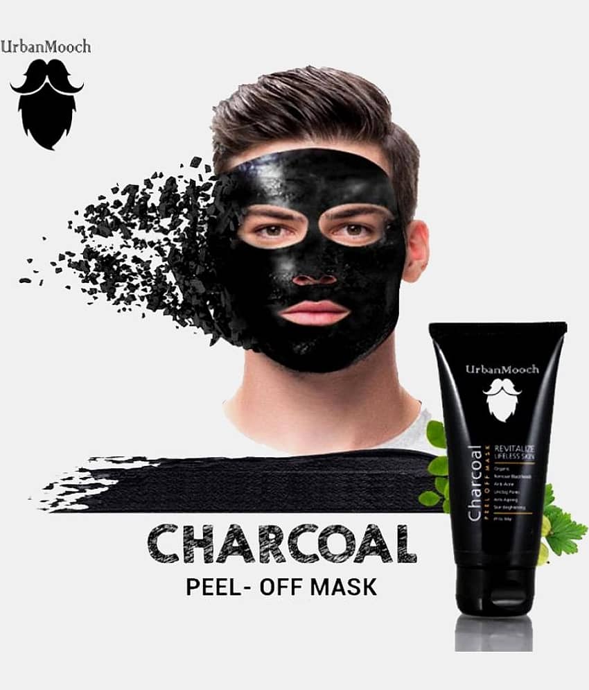 UrbanMooch Charcoal Peel Off Mask For Men & Women 60 gm