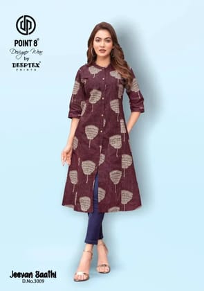 Jeevan Sathi Vol 3 Deeptex Prints Aline Kurti Pure Cotton Jeevan Sathi Vol 3 Deeptex Prints Aline Kurti Pure Cotton