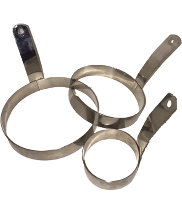 Dynore Set of 3 Egg ring With Handle