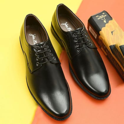 John Karsun - Black Mens Derby Formal Shoes - None