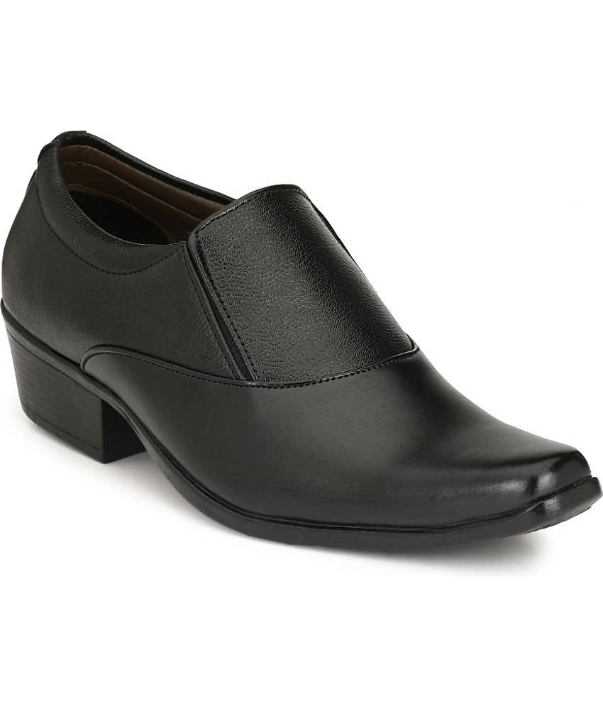 Sir Corbett - Black Men's Slip On Formal Shoes
