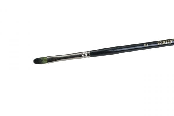 Brustro Artists Greengold Acrylic Brush Filbert Series 1800-Brush no 6