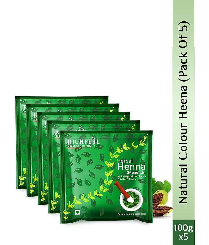 Richfeel Henna Mehendi 100 Gms Pack of 5