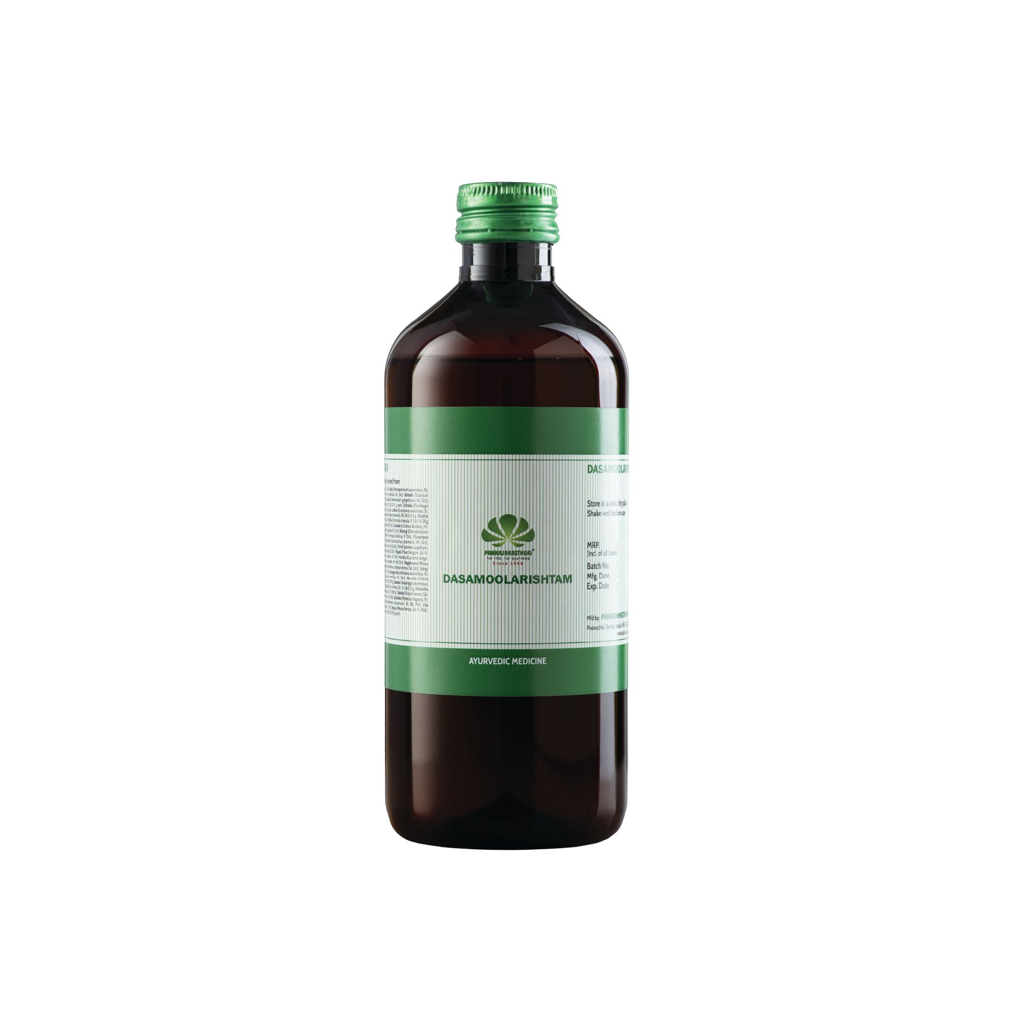 Pankajakasthuri Dasamoolarishtam 450ml