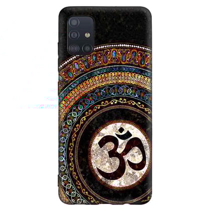 3D Om  Samsung A51 Premium Embossed Mobile cover