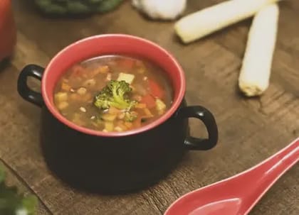 Burnt Garlic Soup