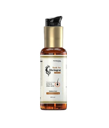 Myupchar Ayurveda Kesh Art Bhringraj Hair Oil-100 Ml|Control Hair Fall & Dandruff|Amla & Aloe Vera