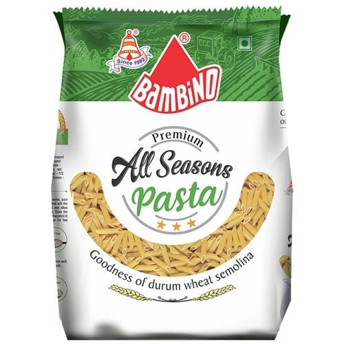 Bambino Premium All Seasons Penne Pasta - Goodness Of Durum Wheat Semolina, 400 g
