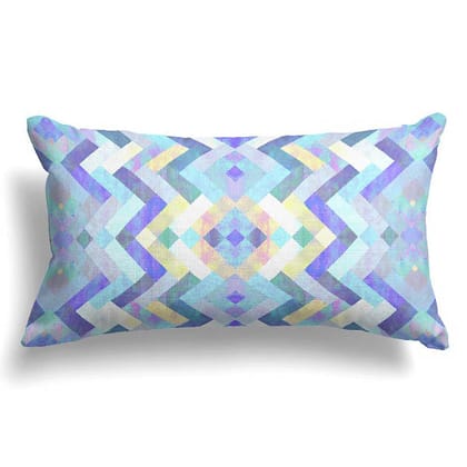 Waves or Lines-Velvet Cushion / 20x12 / without
