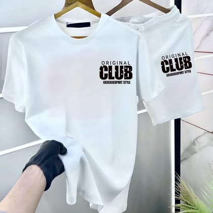 T-shirts+Short   ( SIZE :  M  ,  COLOR :  White  )