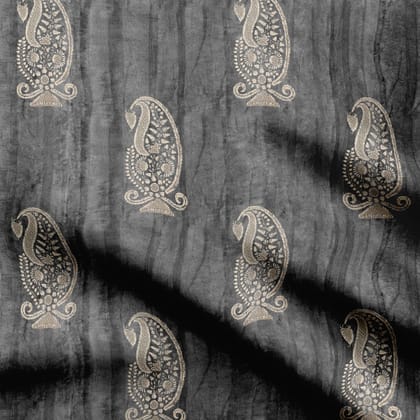 Textural paisley-Modal Satin