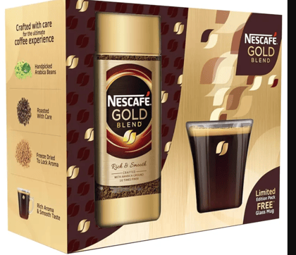 NESCAFE GOLD JAR 90GM MUG FREE