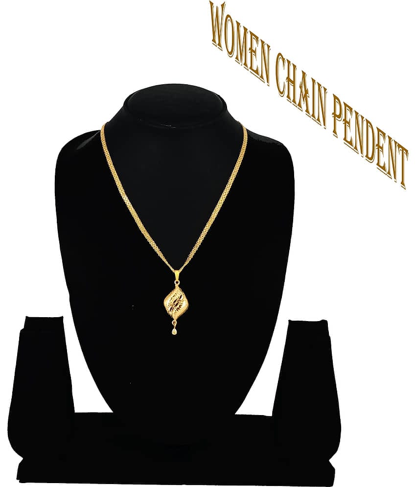 SHANKHRAJ MALL LORD SHIVA DAMRU PENDENT AND CHAIN NECKLACE-100326